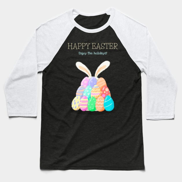 Happy easter Baseball T-Shirt by Lifestyle T-shirts